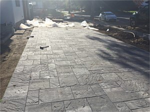cambridge limestone quarry ledgestone xl brick paver driveway large pavers